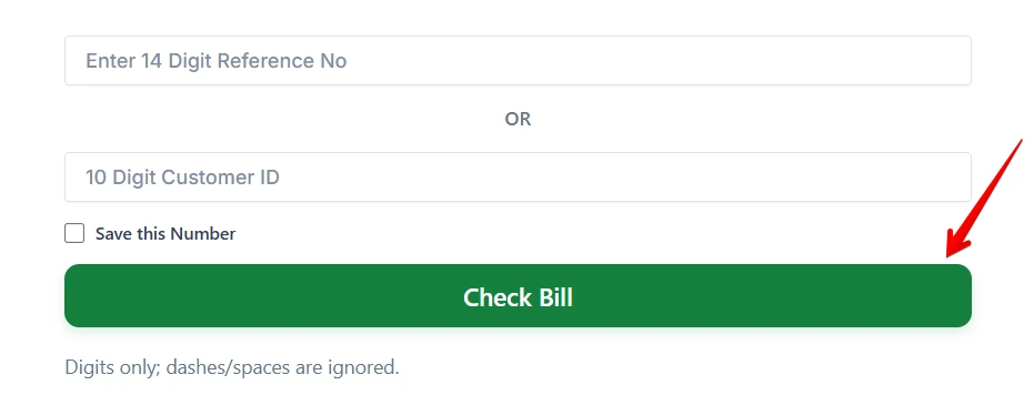 Check MEPCO Bill Online